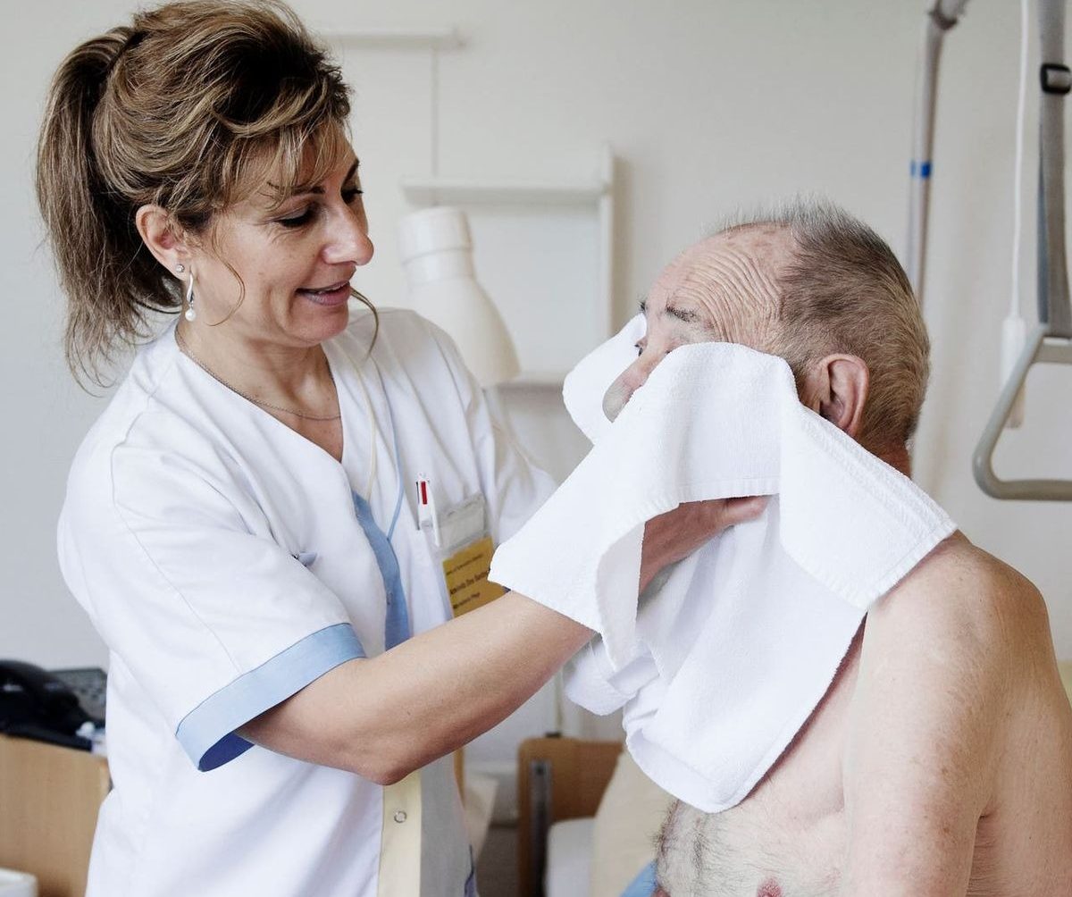 patient cleaning